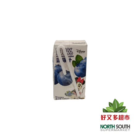 迪士尼100%蓝莓汁 125ML*16*6/ZUMO DE ARÁNDANO