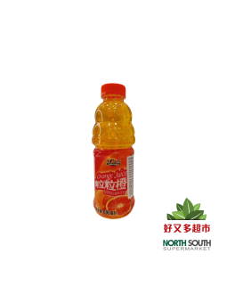 雪芳饮料-粒粒橙 600ML*15/BEBIDA DE FRUTA SABOR A NARANJA CON AZÚCAR Y EDULCORANTES