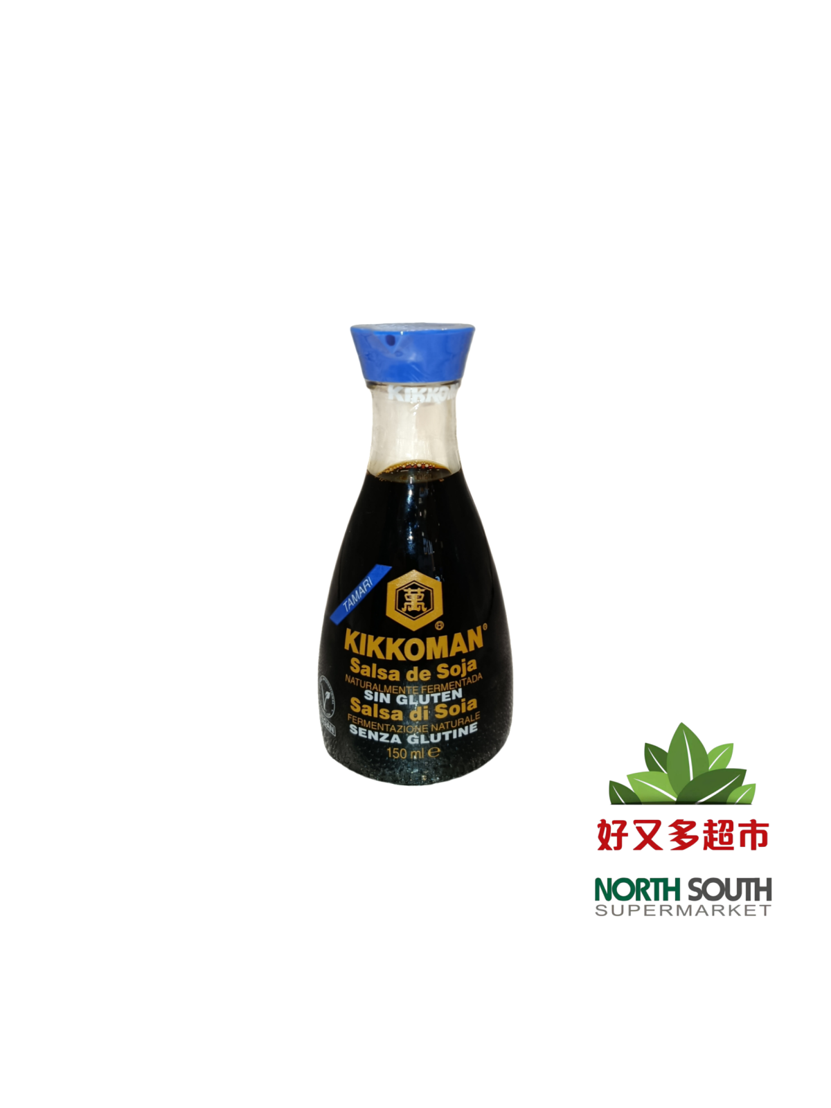 Salsa de soja sin glutenKIKKOMAN 6/150ml *#日本万字无麸质酱油 6/150ml