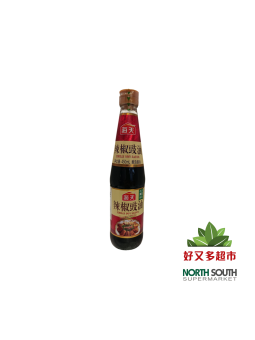 海天辣椒鼓油 450ML*12/SALSA DE SOJA