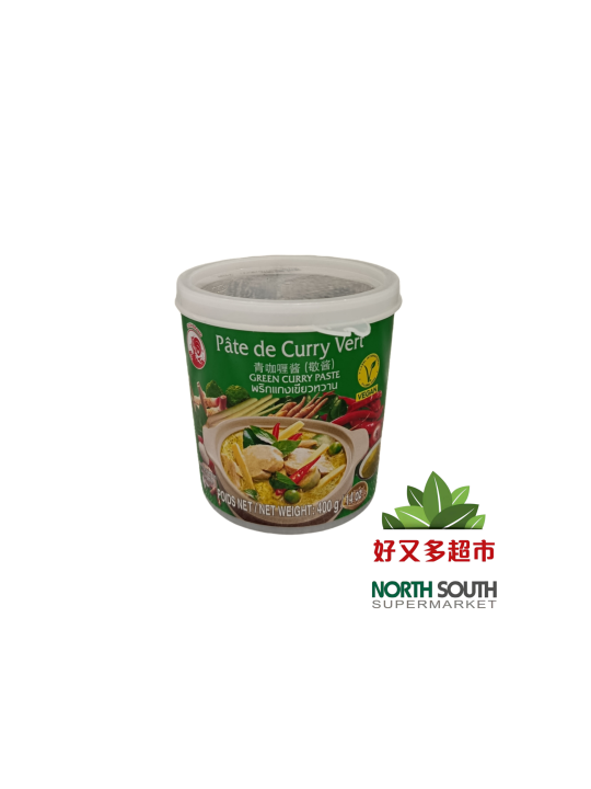 #泰国鸡标青敬酱(绿.咖喱酱) 400G*24/CURRY VERDE DE TAILANDIA