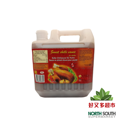 10+1Salsa Chile Dulce FLYING 3/4.3L 飞鹅甜辣鸡酱*桶* 3/4300ml