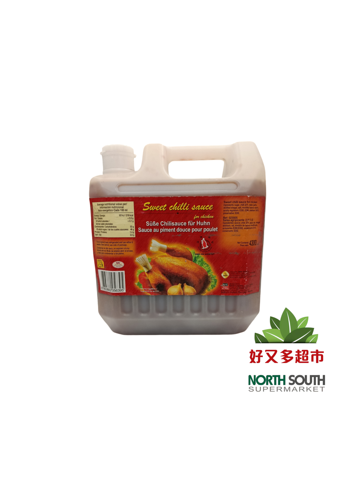 10+1Salsa Chile Dulce FLYING 3/4.3L 飞鹅甜辣鸡酱*桶* 3/4300ml