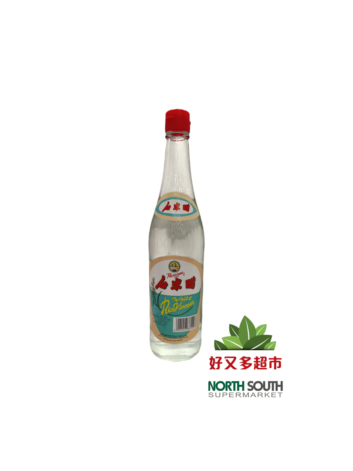 水仙花白米醋 600ML*24/VINAGRE DE ARROZ BLANCO