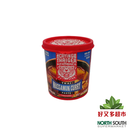 [C01-1297] （虎啸）泰式玛莎曼咖喱酱 (CRYING THAIGER) PASTA PICANTE CON SABOR A CURRY MASSAMAN ESTILO TAILANDÉ 400G