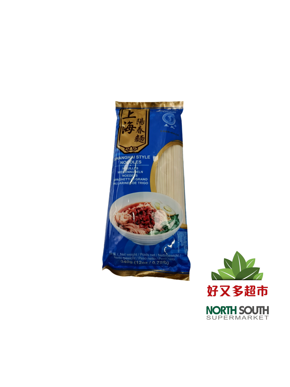Talla. de trigo Shanghai CHUNSI 40/340g 整-春丝牌上海阳春面 40/340g