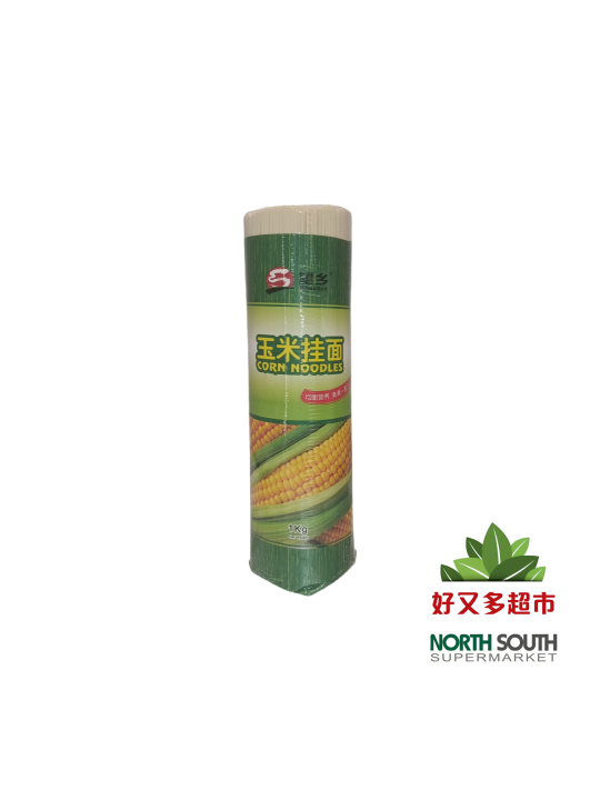 望乡天下品客玉米挂面2MM*1MM 1KG*12/FIDEOS DE TRIGO SABOR A MAIZ