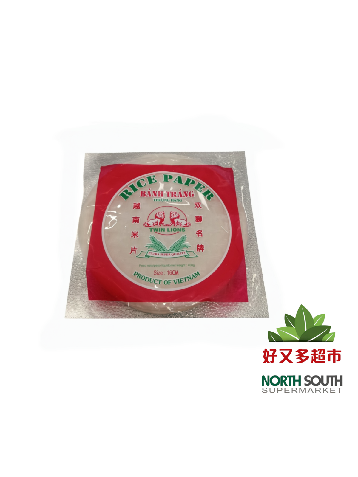 PAPEL DE ARROZ REDONDO 180CM 400G C/40