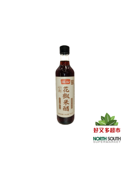 Vinagre de arroz pimientas JX 12/500ml 江心花椒米醋 12/500ml