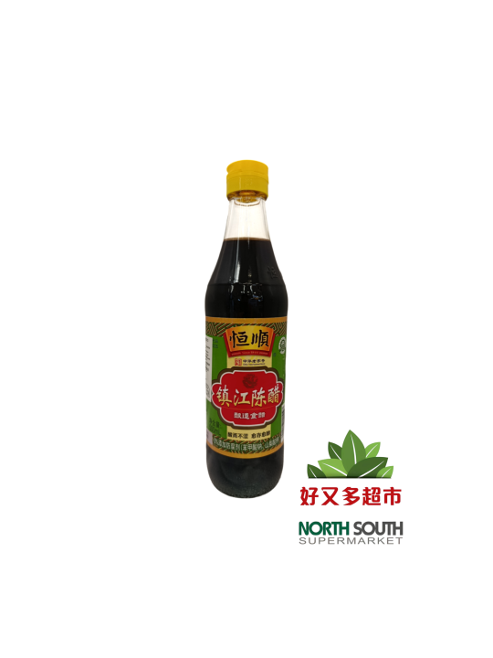 恒顺镇江陈醋 500M*12/VINAGRE OSCURO