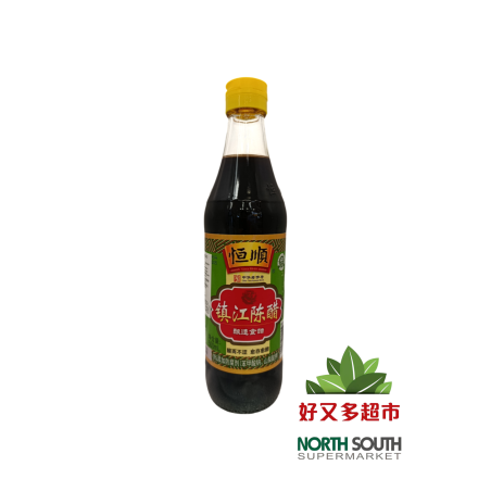 恒顺镇江陈醋 500M*12/VINAGRE OSCURO