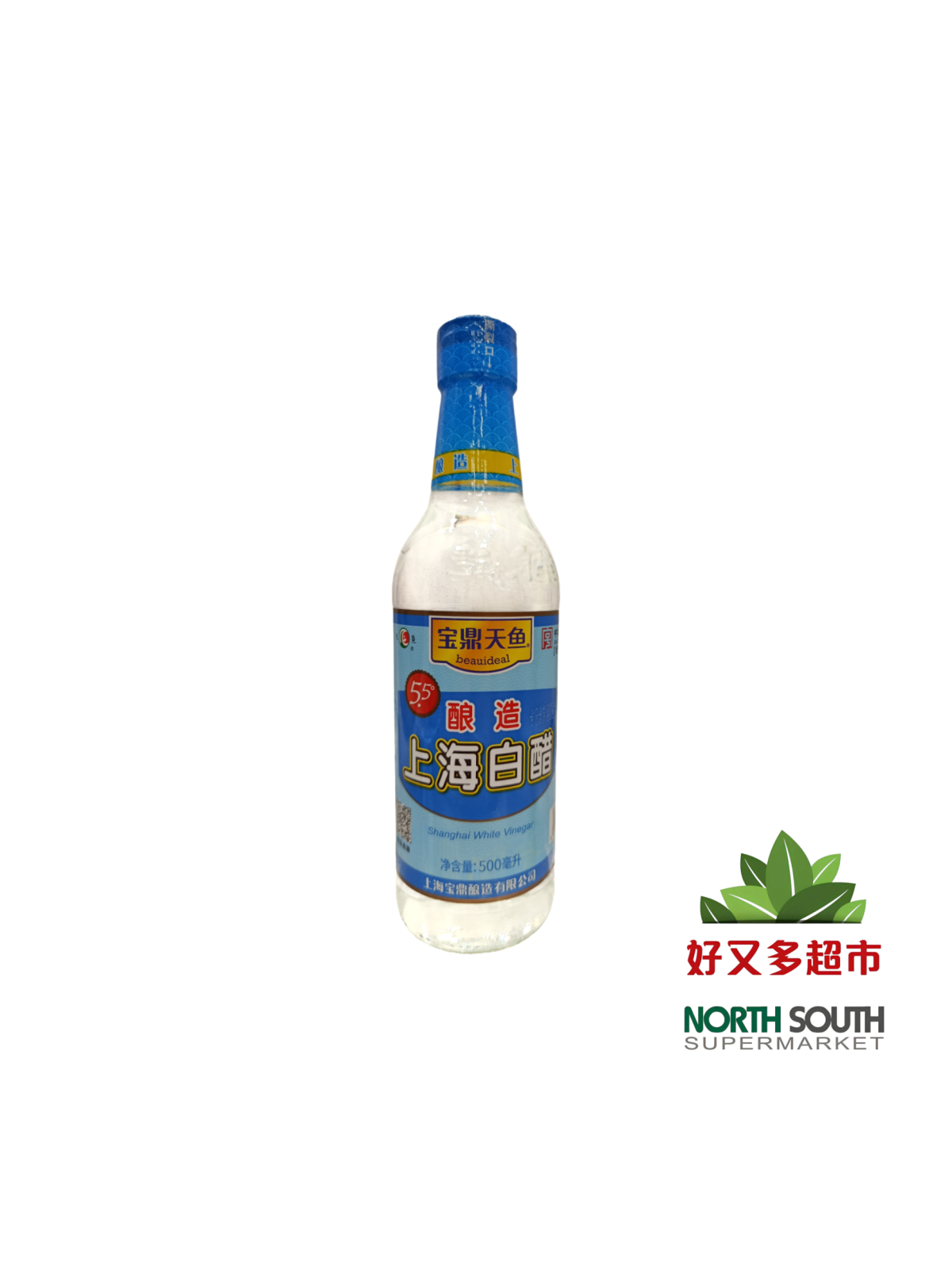 宝鼎天鱼5.5度上海白醋 500ML*12/VINAGRE BLANCO