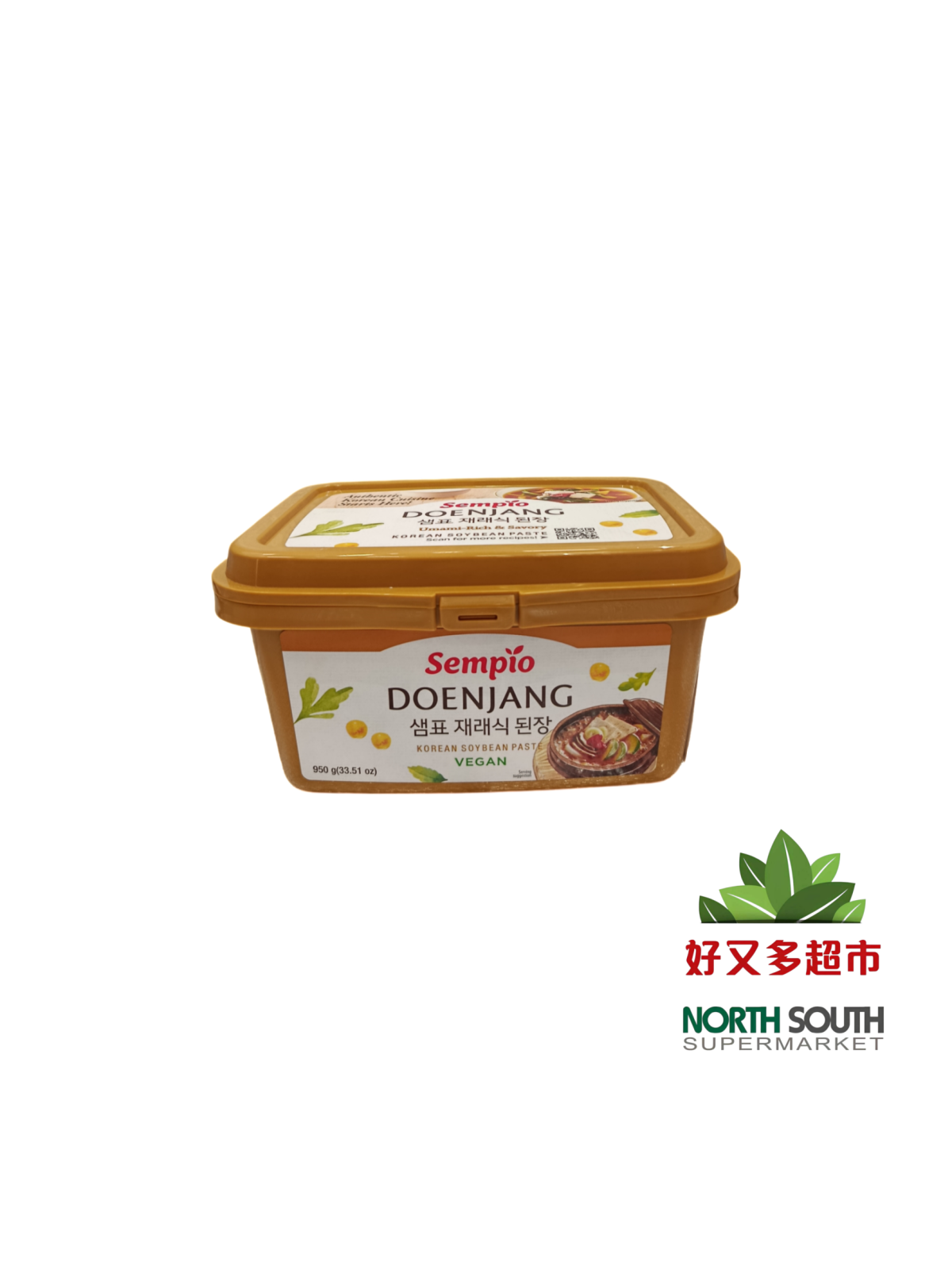 [C01-1210] （膳府 SEMPIO）传统黄豆酱(SEMPIO) PASTA DE SOJA FERMENTADA COREANA 950G