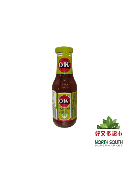 Salsa de frutas OK COLMANS 12/335g 英国OK甜酸调味酱 12/335g