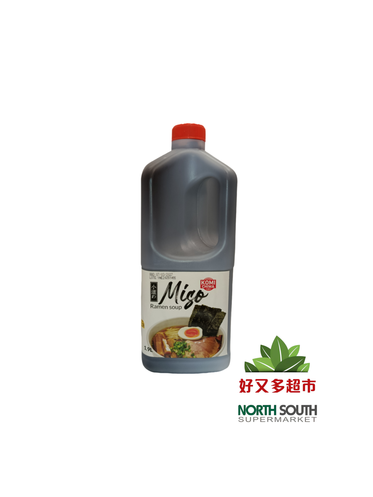 SOPA RAMEN SABOR MISO KOMICHIWA 1.9L 味增拉面浓缩汤 6BL/C