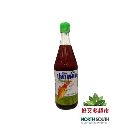 [C01-0075] （鱿鱼标） 鱿鱼露/玻璃瓶(SQUID) SALSA DE PESCADO 725ML