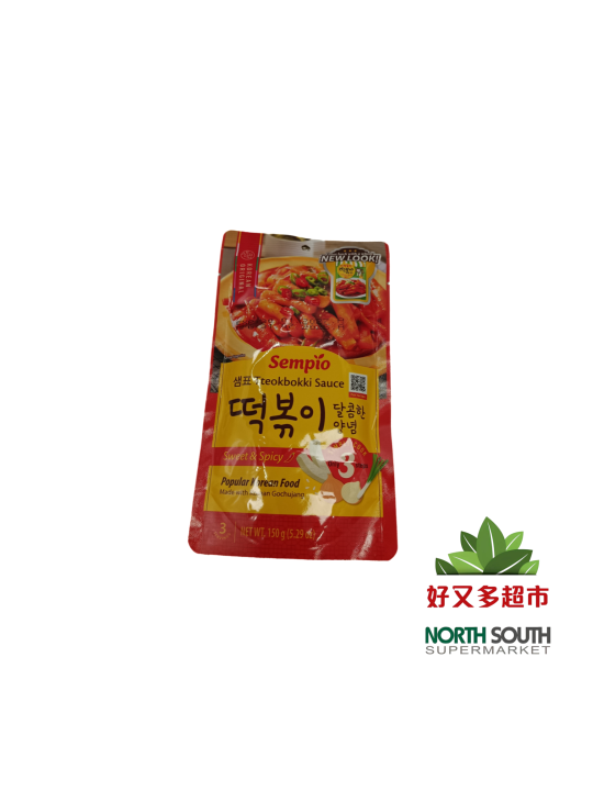 [C01-1221] （膳府 SEMPIO）炒年糕酱 香甜(SEMPIO) SALSA DULCE Y PICANTE PARA TOPOKKI  150G