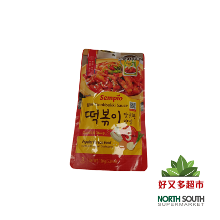 [C01-1221] （膳府 SEMPIO）炒年糕酱 香甜(SEMPIO) SALSA DULCE Y PICANTE PARA TOPOKKI  150G