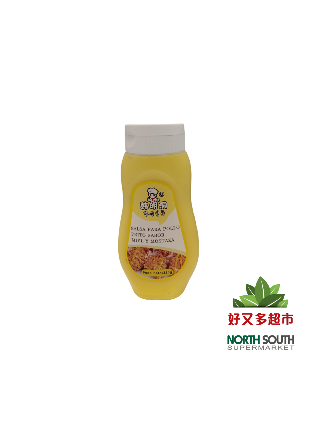 韩明洞蜂蜜芥末炸鸡酱 320G*20/SALSA PARA POLLO FRITO SABOR MIEL Y MOSTAZA