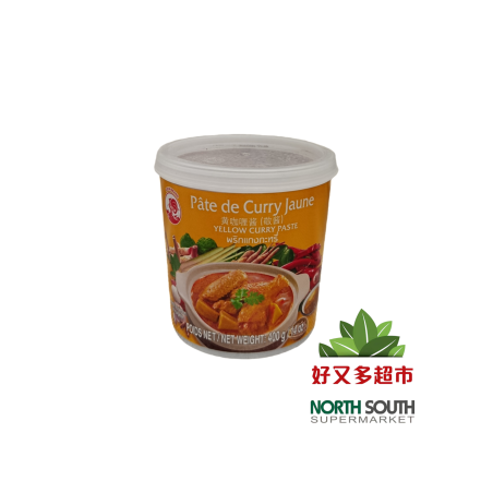 #泰国鸡标黄敬酱(黄.咖喱酱)(147592)(需打标签) 400G*24/SALSA DE CURRY