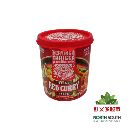 [C01-1298] （虎啸）泰式红咖喱酱(CRYING THAIGER) PASTA PICANTE CON SABOR A CURRY ROJO ESTILO TAILANDÉS  400G