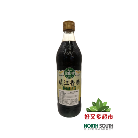 金山寺镇江香醋(二年陈酿) 580ML*12/VINAGRE DE ARROZ