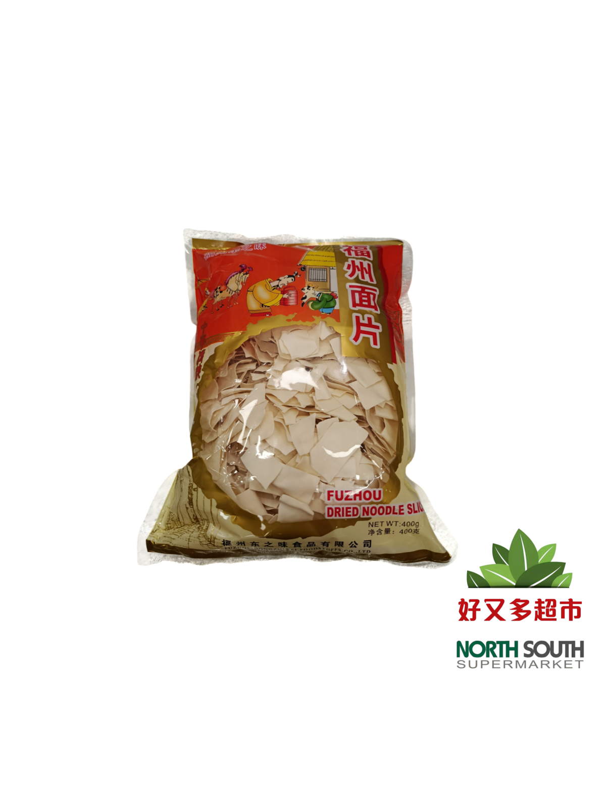 Tallarines en laminas estilo Fuzhou DZW 福见东之味福州面片 12/400g