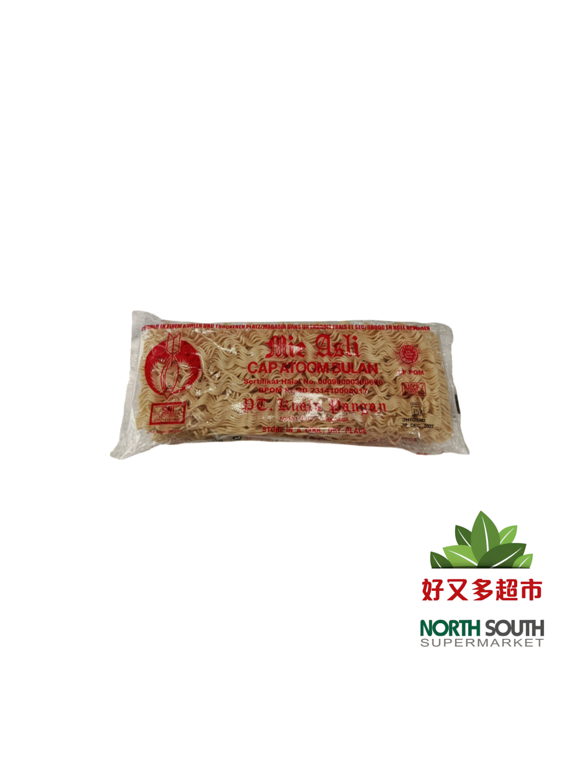 [5T0262] FIDEOS MIE ATOOM BULAN 印尼炮弹面 200g/20