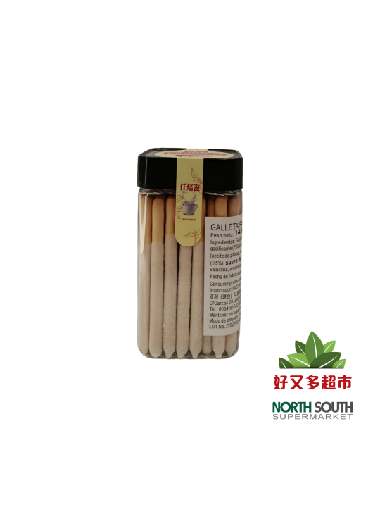 仟焙滋彩虹棒装饰饼干(牛奶味) 148G*24/GALLETA SABOR A LECHE