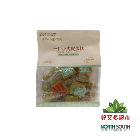奕香一口小虎皮蛋糕(牛油果味) 252G*12/PASTEL SABOR AGUACATE