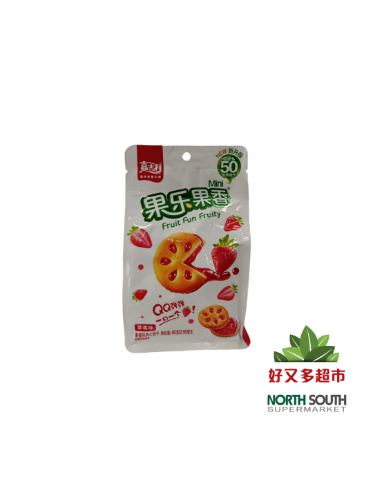 Galleta sabor fresa JSL 24/85g 嘉士利果酱饼干(草莓味) 24/85g