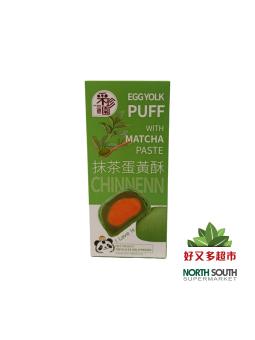 改-采珍园抹茶蛋黄酥 100G*24/PASTEL DE TRIGO SABOR A MATCHA