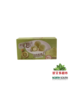 #宝岛可可麻薯-抹茶味(19270415) 80G*24/MOCHI DE CACAO SABOR A TÉ VERDE DE HEFONG