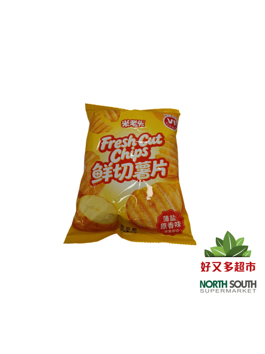 米老头鲜切薯片(薄盐原香味) 80G*24/PATATAS FRITAS SABOR A ORIGINAL