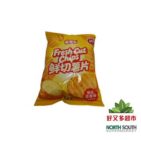 米老头鲜切薯片(薄盐原香味) 80G*24/PATATAS FRITAS SABOR A ORIGINAL