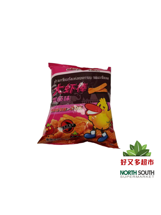 上好佳大虾棒番茄味(泰国版) 40G*24/PATATAS FRITAS