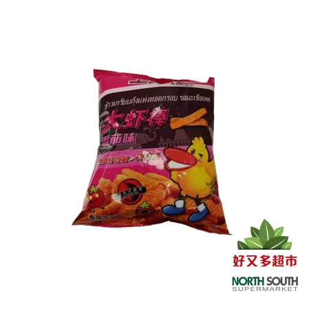 上好佳大虾棒番茄味(泰国版) 40G*24/PATATAS FRITAS