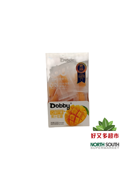 Caramelo sabor mango DOBBY 24/110g 哆比Q弹芒果汁软糖 24/110g