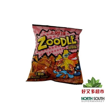 上好佳鲜虾味干脆面 45G*24/APERITIVO A BASE DE TRIGO SABOR MARISCO