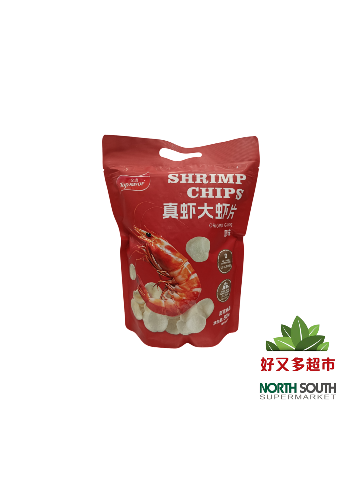 [S08-0736] （金语）真虾大虾片 原味(JINYU) SNACK CON SABOR A GAMBAS  80G