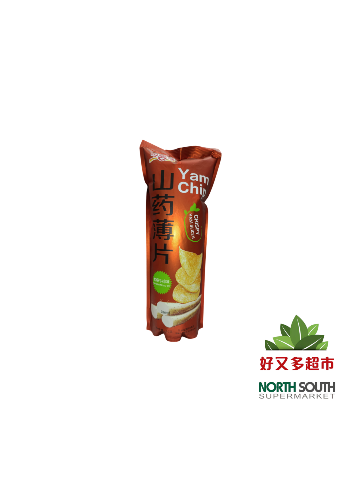 今喜客山药薄片(炭烧牛排味) 90G*40/APERITIVO DE TRIGO SABOR A TERNERA