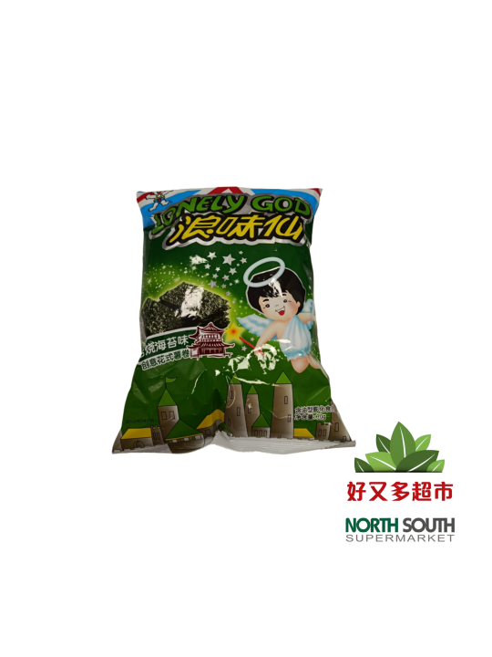 [S08-0105] （旺旺）浪味仙 创意花式薯卷 海苔味 (WANTWANT) SNACK CRUJIENTE CON SABOR A ALGAS  70G