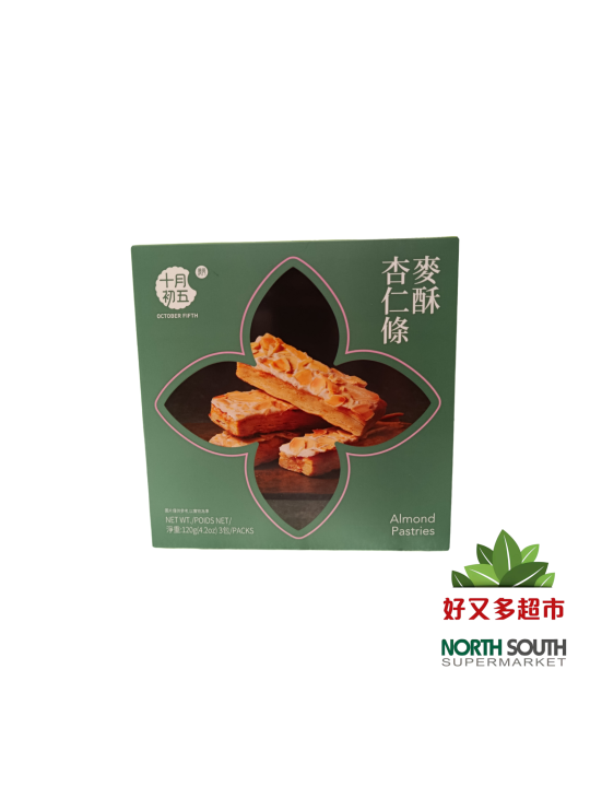 十月初五麦酥杏仁条 120G*16/GALLETA SABOR ALMENDRA