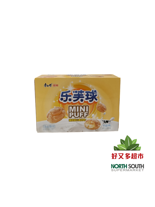 [S02-0639] （康师傅）乐芙球 牛奶味 MINI PUFF DULCE 50G
