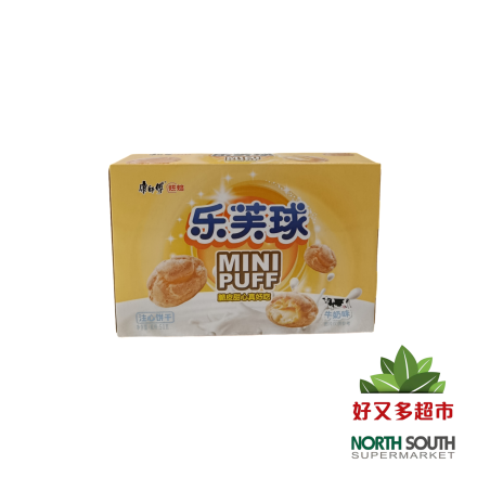 [S02-0639] （康师傅）乐芙球 牛奶味 MINI PUFF DULCE 50G