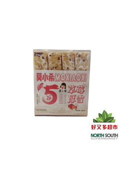莫小希草莓厚雪五谷沙琪玛300G APERITIVO DE TRIGO SABOR A FRESA