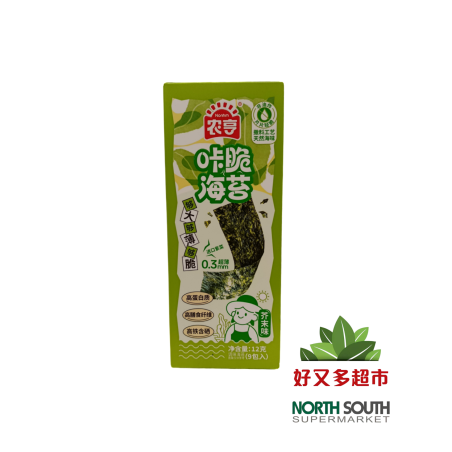 农亨咔脆海苔(芥末味) 12G*24/ALGA TOSTADA SABOR A MOSTAZA