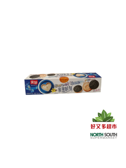 嘉士利香草慕斯味夹心饼干 102G*36/GALLETA CON RELLENO SABOR A VAINILLINA