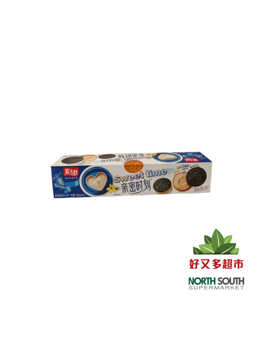 嘉士利香草慕斯味夹心饼干 102G*36/GALLETA CON RELLENO SABOR A VAINILLINA