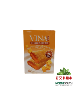 臻采咸蛋黄奶酪味味夹心蛋酥 100G*24/GALLETA CON RELLENO SABOR A YEMA SALADA